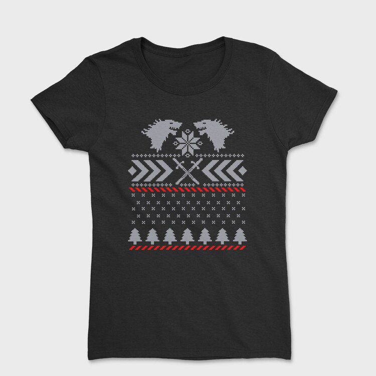 Snowflake Xmas, Tricou Femei