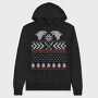 Snowflake Xmas, Hanorac Oversize Barbati (Unisex)