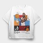 Space Jam Lebron, Tricou Oversize Barbati (Unisex)