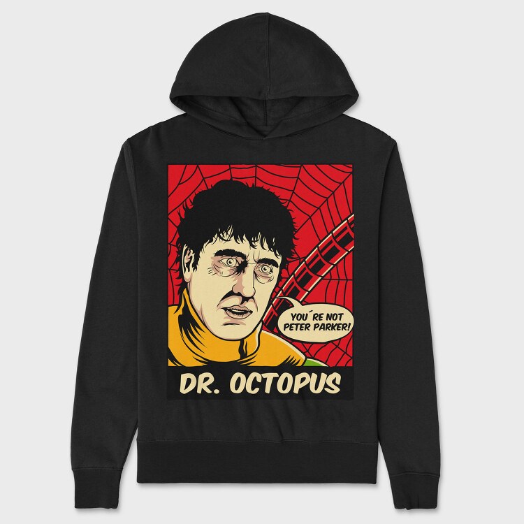 Spiderman Octopus Parody, Hanorac Oversize Barbati (Unisex)