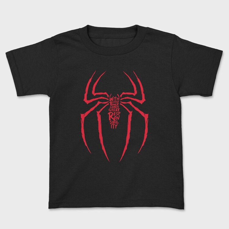 Spiderman Power Responsibility, Tricou Copii