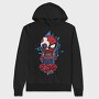 Spiderman Rose Splash, Hanorac Oversize Barbati (Unisex)