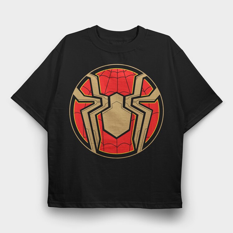 Spiderman Shield, Tricou Oversize Barbati (Unisex)