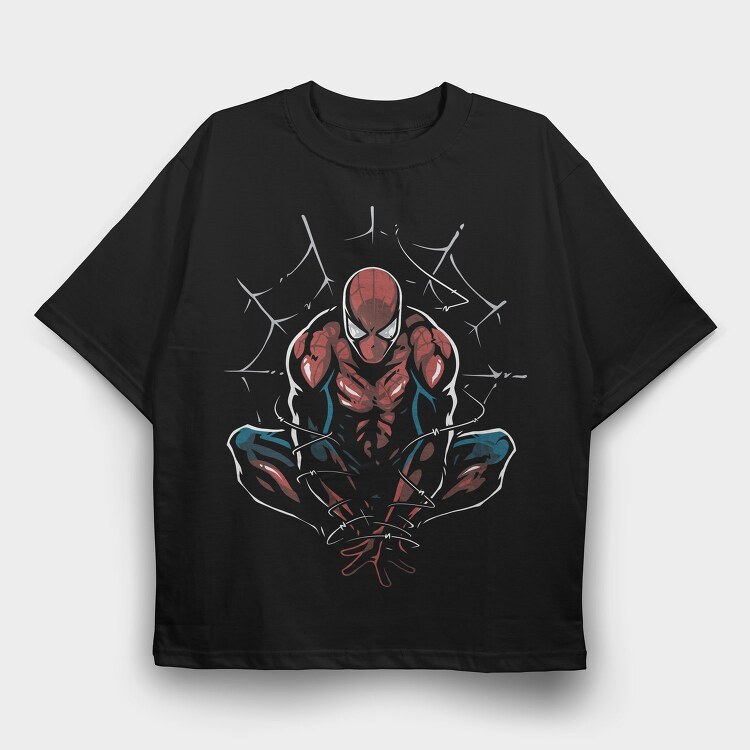 Spiderman Webbreak, Tricou Oversize Barbati (Unisex)
