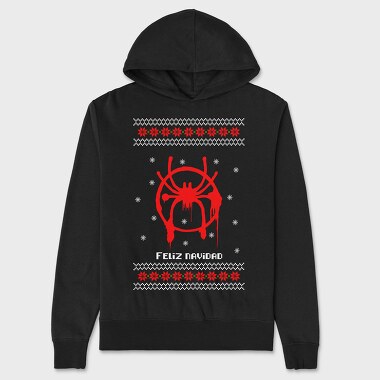Spiderweb Xmas, Hanorac Oversize Barbati (Unisex)