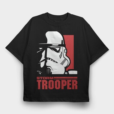 Stormtrooper Red, Tricou Oversize Barbati (Unisex)