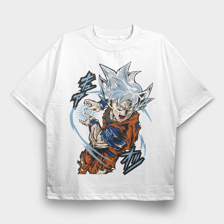 Super Saiyan Power, Tricou Oversize Barbati (Unisex)