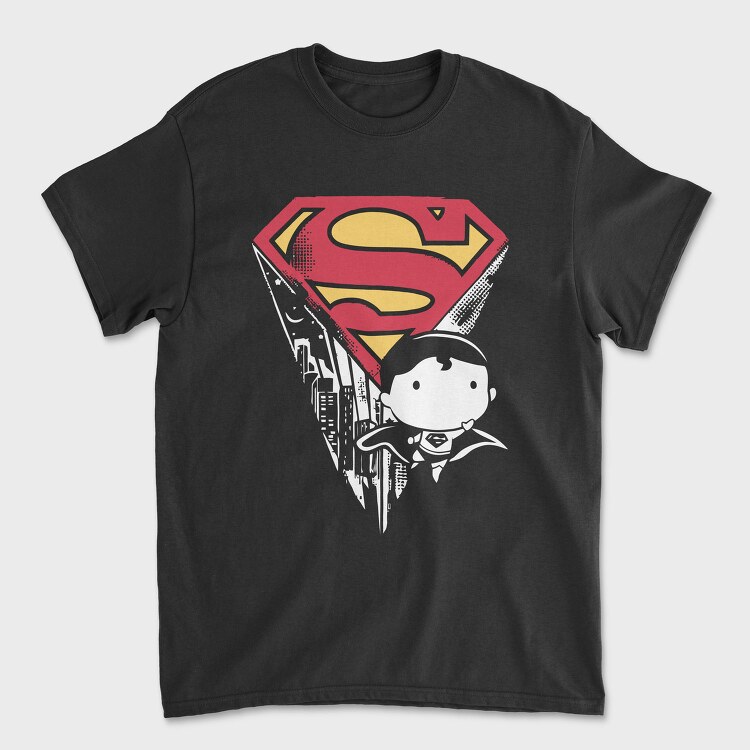 Superman Distressed, Tricou Barbati (Unisex)