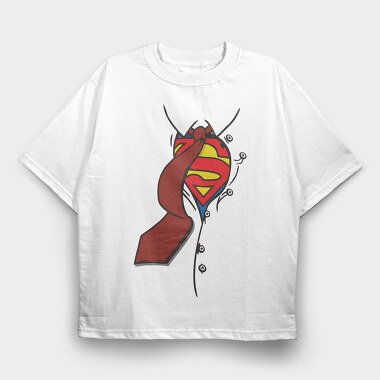 Superman Shield, Tricou Oversize Barbati (Unisex)