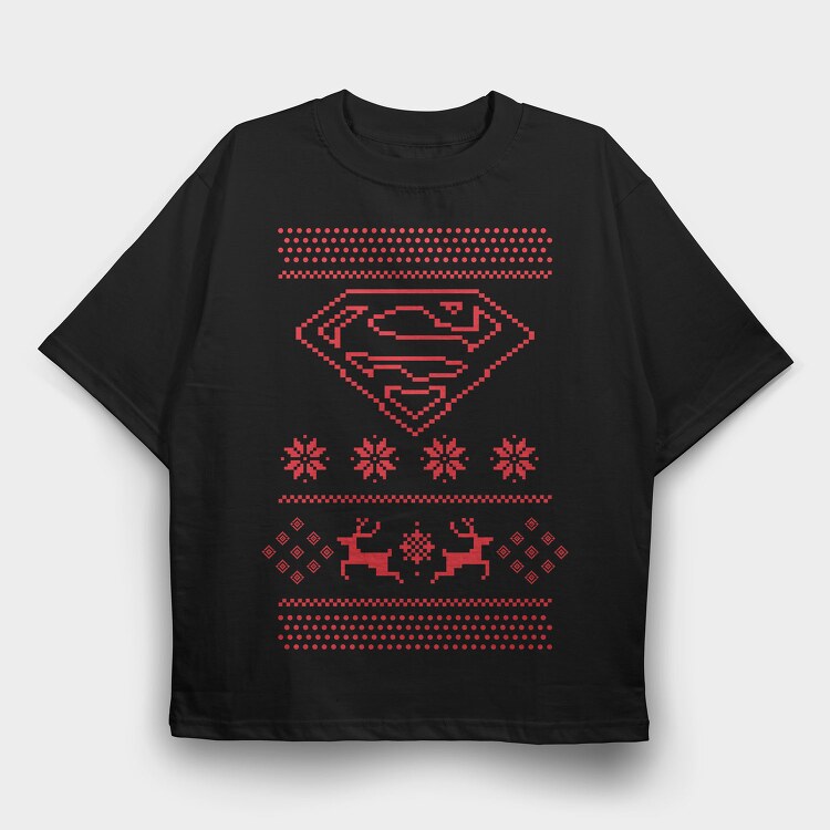 Superman Sweater, Tricou Oversize Barbati (Unisex)