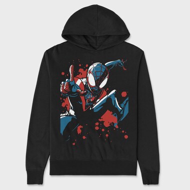 Spiderman Splash 1, Hanorac Oversize Barbati (Unisex)