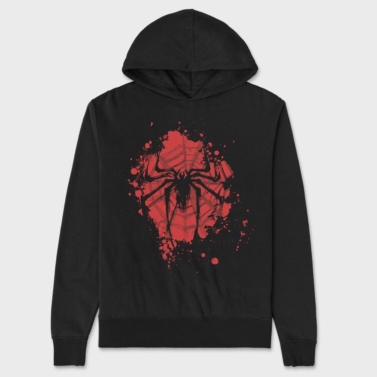 Spiderman Splatter, Hanorac Oversize Barbati (Unisex)