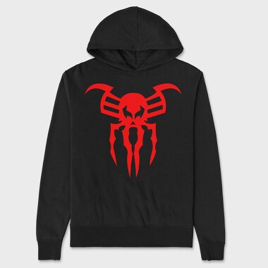 Spiderman Symbiote Mask, Hanorac Oversize Barbati (Unisex)