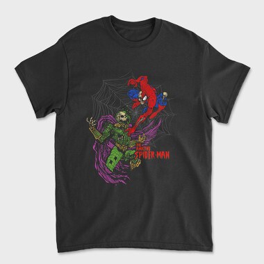 Spiderman Web Art, Tricou Barbati (Unisex)