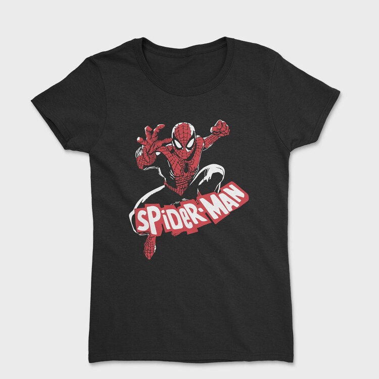 Spiderman Web Crawl, Tricou Femei