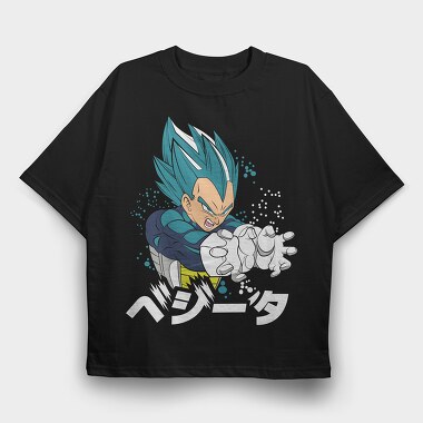 Super Saiyan Blue 1, Tricou Oversize Barbati (Unisex)