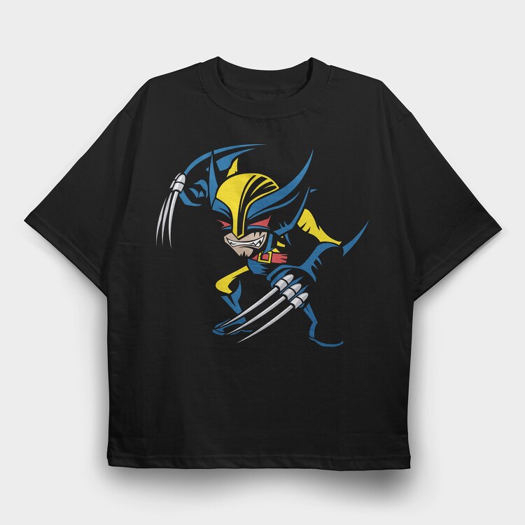 Wolverine Claw Punch, Tricou Oversize Barbati (Unisex)