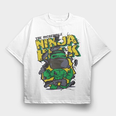 The Incredible Ninja Hulk, Tricou Oversize Barbati (Unisex)