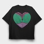Witchcraft Heart, Tricou Oversize Barbati (Unisex)