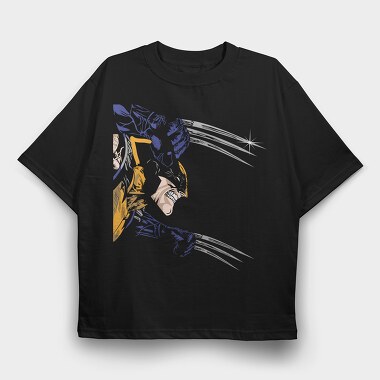 Wolverine Claws Out, Tricou Oversize Barbati (Unisex)