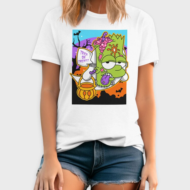 Halloween Zombie Trick Or Treat, Tricou Barbati (Unisex)