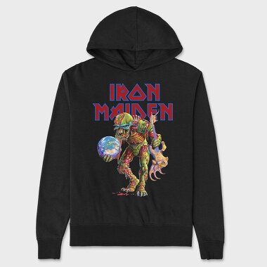 Iron Maiden 2, Hanorac Oversize Barbati (Unisex)