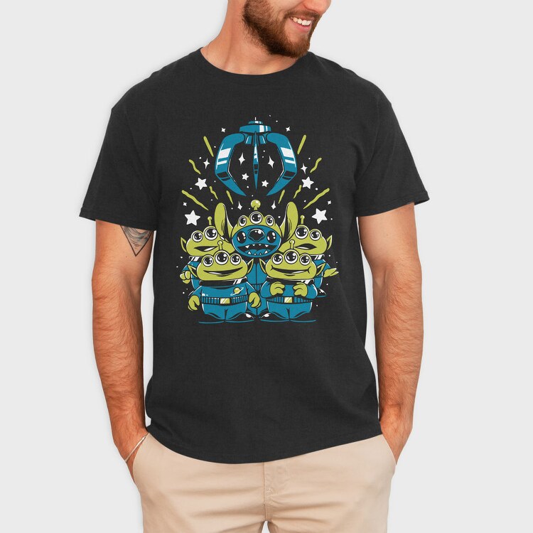 Alien Planet Explorer, Tricou Barbati (Unisex)