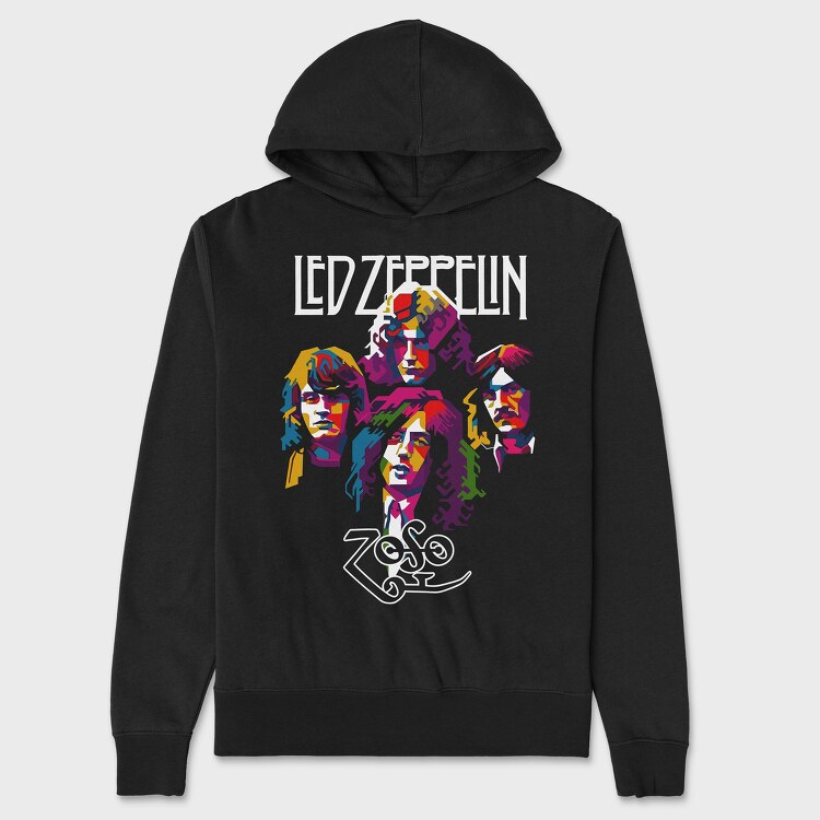 Led Zeppelin 3, Hanorac Oversize Barbati (Unisex)