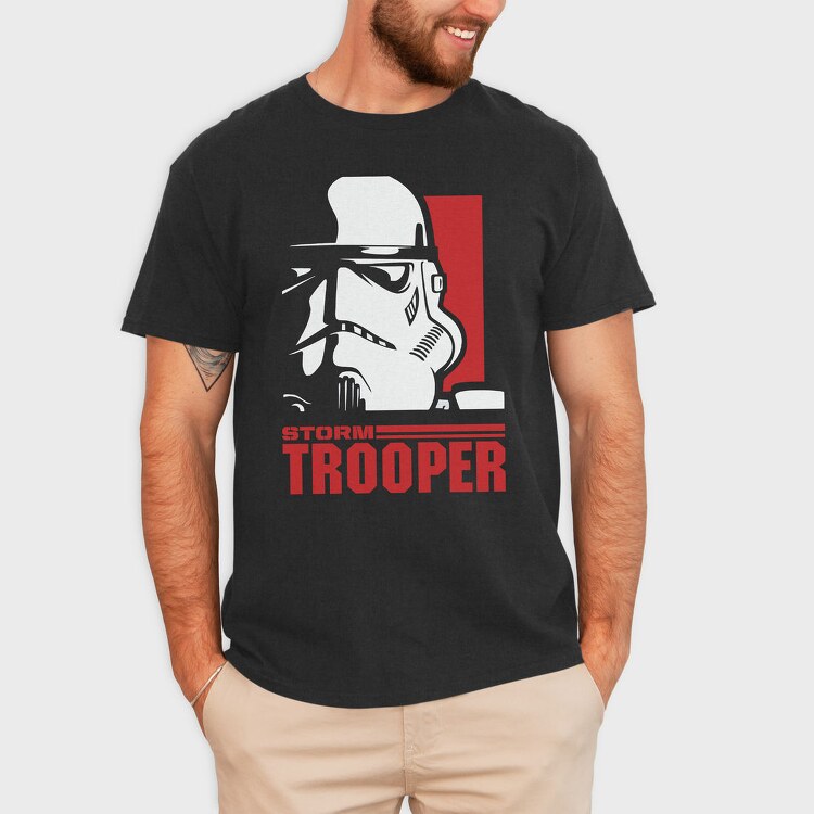 Stormtrooper Red, Tricou Barbati (Unisex)