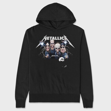 Metallica 10, Hanorac Oversize Barbati (Unisex)