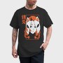 Neon Wolf Howl 26, Tricou Barbati (Unisex)