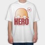 Hero Ok, Tricou Oversize Barbati (Unisex)