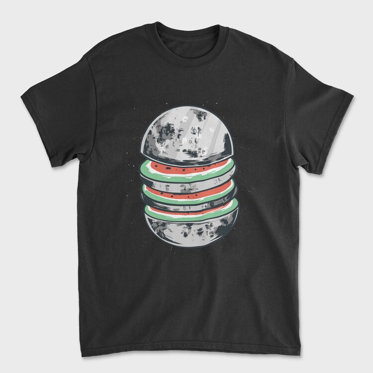 Moon Watermelon, Tricou Barbati (Unisex)