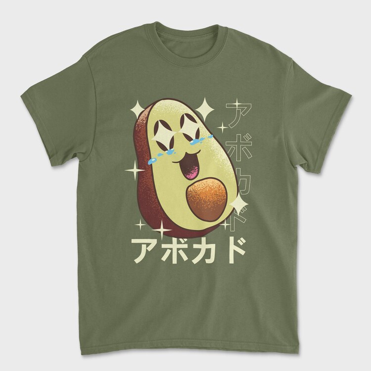 Avocado Crazy Kawaii, Tricou Barbati (Unisex)