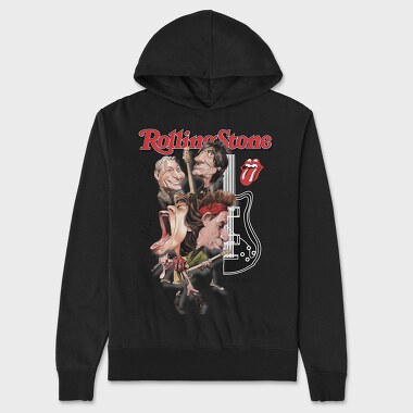 The Rolling Stones 6, Hanorac Oversize Barbati (Unisex)