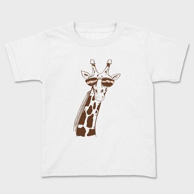 Tricou Copii, Giraffe Sunglasses