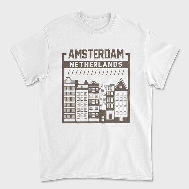 Amsterdam, Tricou Barbati (Unisex)