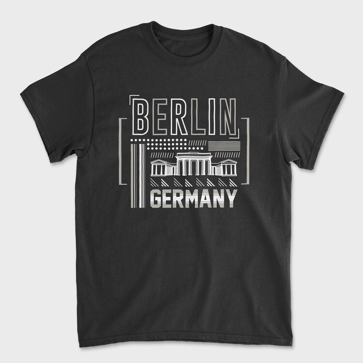 Berlin, Tricou Barbati (Unisex)