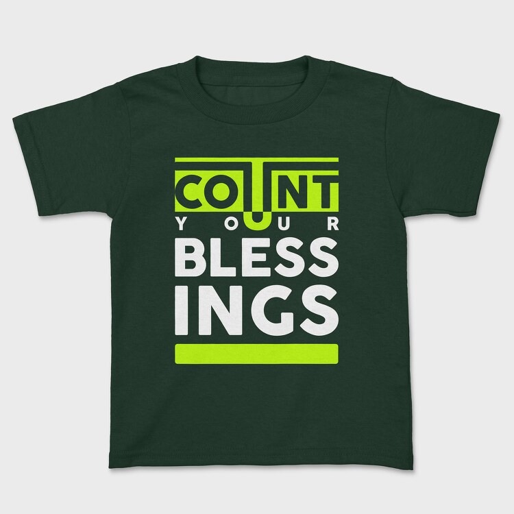 Count Your Bless, Tricou Copii