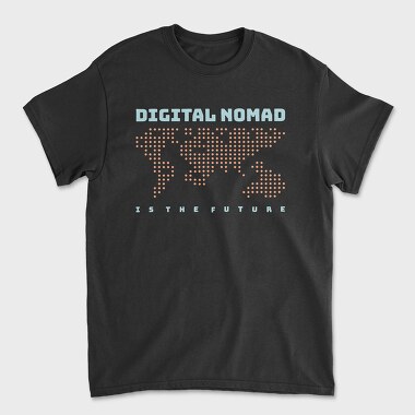 Digital Nomad Is the Future, Tricou Barbati (Unisex)