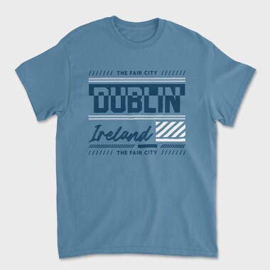 Dublin, Tricou Barbati (Unisex)