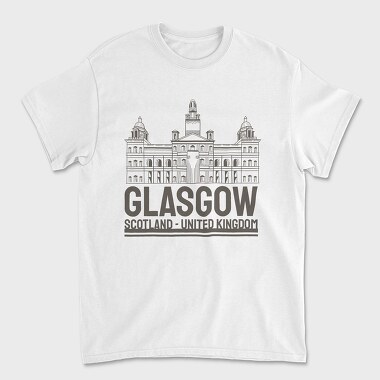 Glasgow, Tricou Barbati (Unisex)