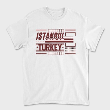 Istanbul, Tricou Barbati (Unisex)