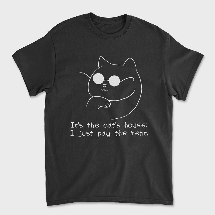 Its the Cats House, Tricou Barbati (Unisex)