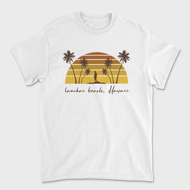 Lanikai Beach, Tricou Barbati (Unisex)