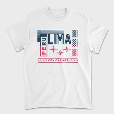 Lima, Tricou Barbati (Unisex)