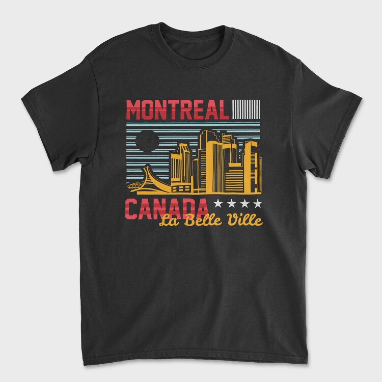 Montreal, Tricou Barbati (Unisex)