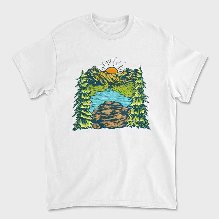 Outdoor Nature, Tricou Barbati (Unisex)