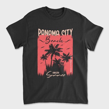 Panama Beach, Tricou Barbati (Unisex)