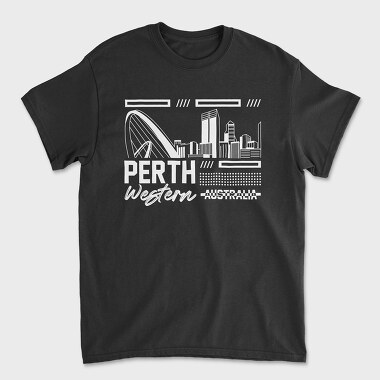 Perth, Tricou Barbati (Unisex)